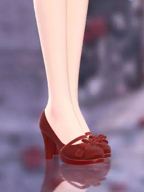 叠的美丽红色高跟鞋#闪耀暖暖##浪游创作营