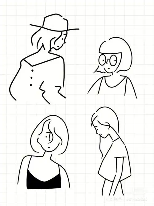 今日之临摹简笔画