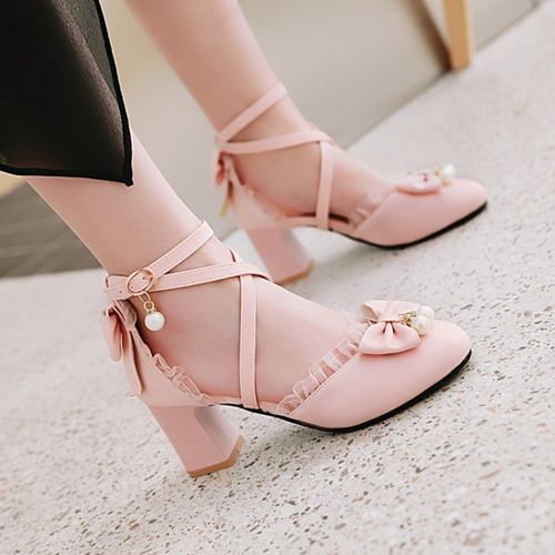 女童包头凉鞋小主持人表演出公主鞋中大童女孩儿童高跟鞋模特走秀