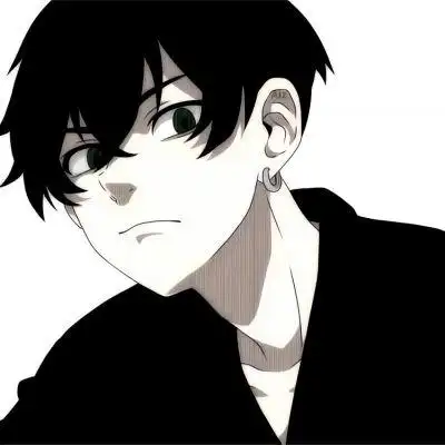 黑白动漫男头低调暗黑不失优质