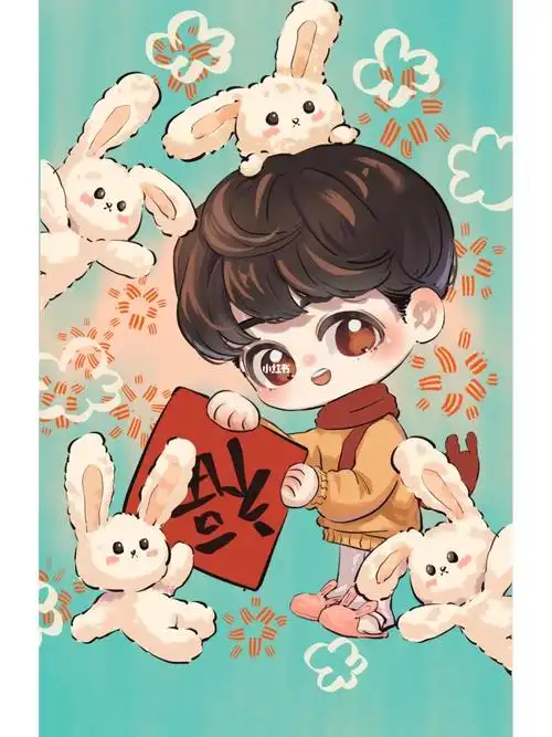 曾舜晞  #插画  #摸鱼  #q版  #头像分享