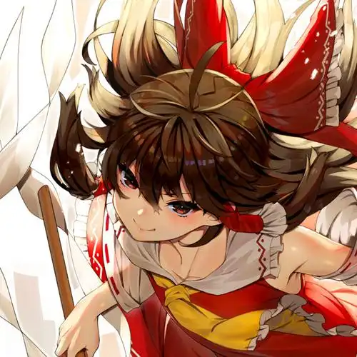 东方project 博丽灵梦 动漫头像 动漫女头