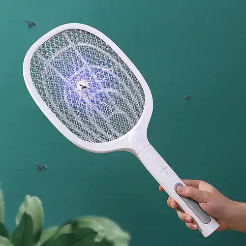 优诺宝跨境家用二合一智能usb充电电蚊拍