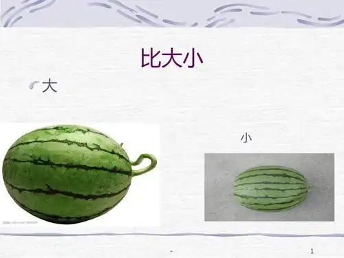 幼儿小班《比大小》ppt课件