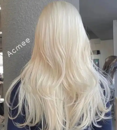 白金色染发效果图 洋气显白吸睛力百分百_染发发型 - 美发站