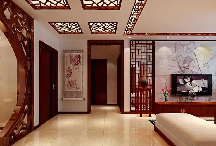 中式风格地砖装修效果图