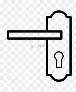 简笔画之门传统门饰简笔画步骤 第4页门把手悬挂牌卡通简笔画门把手