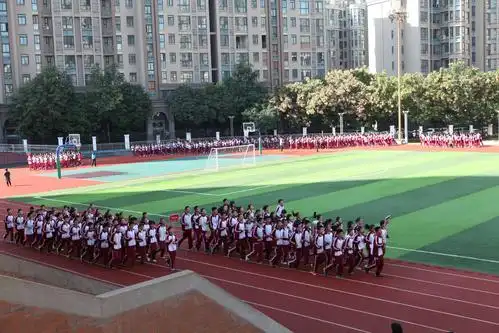 曲江一中开展阳光跑操比赛-西安市曲江第一中学欢迎您!