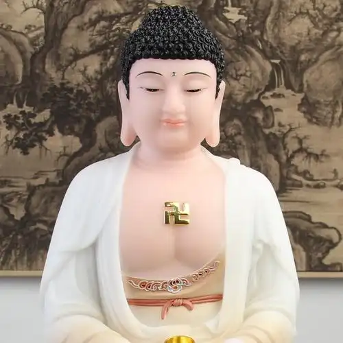 汉白玉释迦牟尼阿弥陀佛药师如来如来佛佛祖释迦摩尼佛像摆件