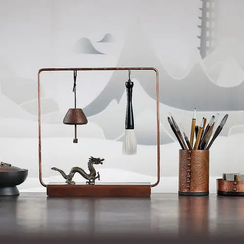 书房摆件百集新中式中式装饰品现代简约创意样榜房摆件