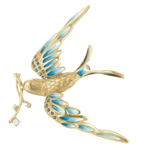 翡拉拉 燕子胸针