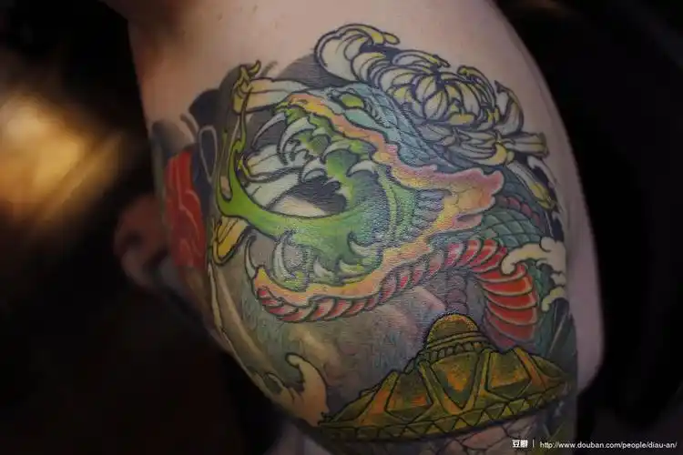 雕安刺青艺术馆的相册-雕安一门——雕宝作品