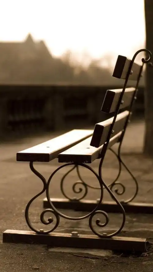 唯美意境孤独长椅高清原图查看46