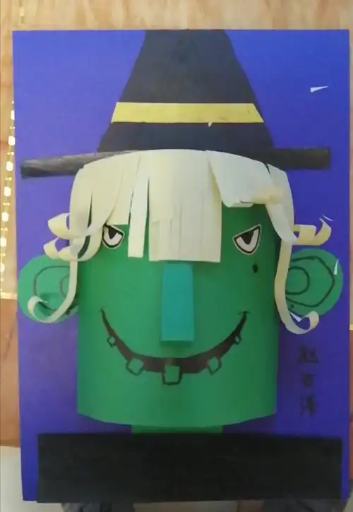 "停课不停学"综合实践创意手工七"立体卡通人像"