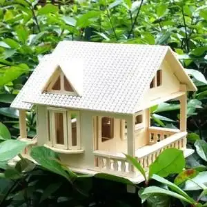 小木屋模型木质创意手工小屋diy大别墅组装房子木头立体拼图成人