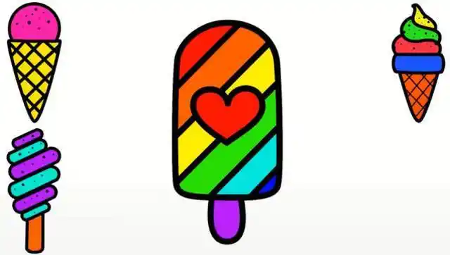 雪糕简笔画 雪糕简笔画彩色