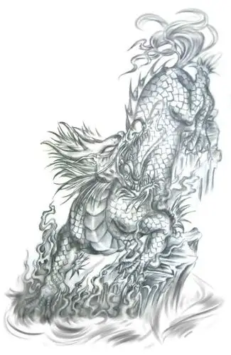 求盗墓笔记张起灵麒麟纹身原图!