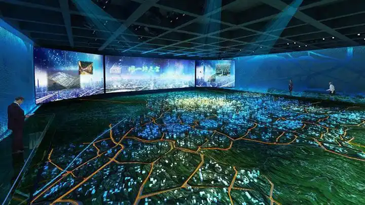 三维数字沙盘能不能将想要展示的内容全都展示出来-苏州黑火石科技