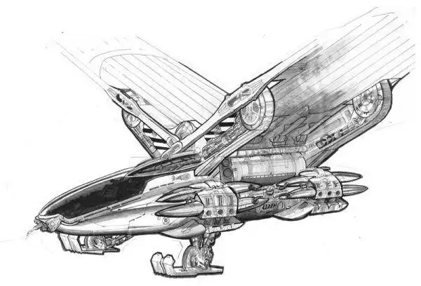 华裔大师朱峰机械设计手绘作品欣赏[13p] (3).jpg