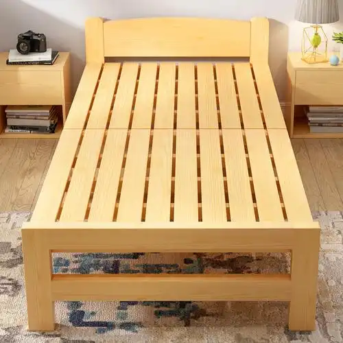 学生家用厘米简易折叠木板单人床木床