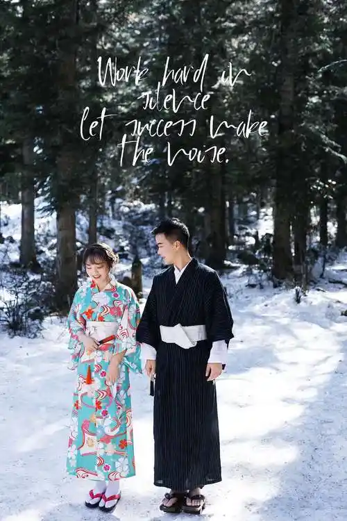 阿杜修图工作室的婚纱摄影作品《和服》