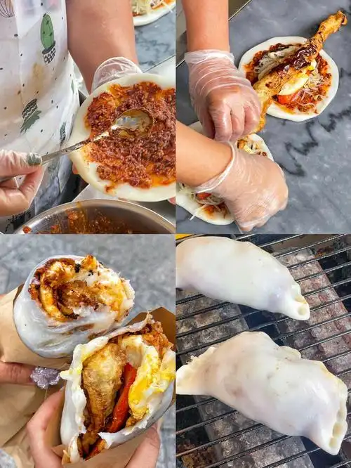 大理下高铁就来吃的手揉饵块太糯了