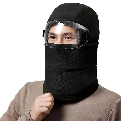冬季保暖头套男户外东北女骑电动车防风防寒面罩护脸加厚抓绒帽子