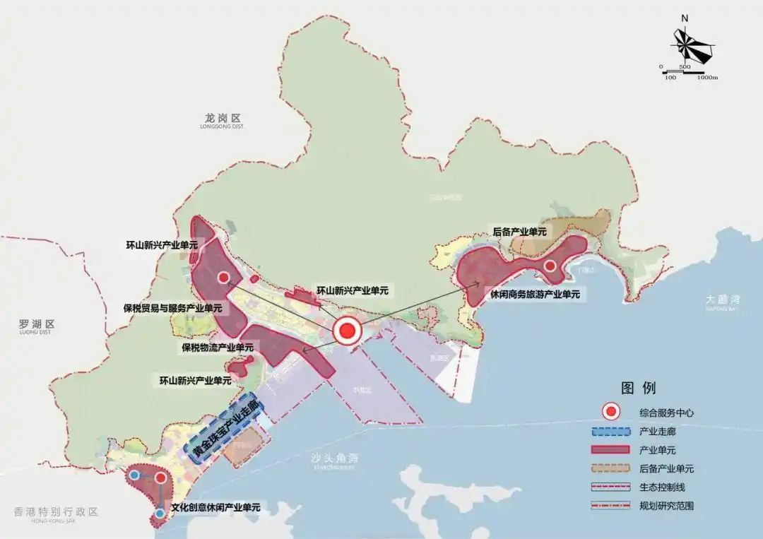 盐田区产业空间现状分布(深圳城规院)现在的问题不是做不做而是源么