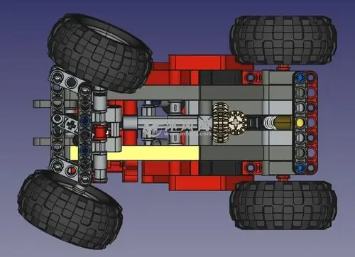 乐高小汽车玩具模型 - 乘用车图纸 - 沐风网