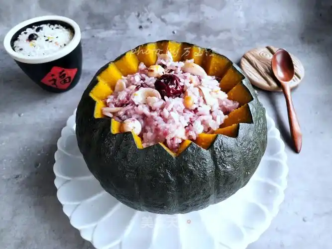 南瓜八宝饭