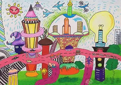 我心中的未来五年绘画