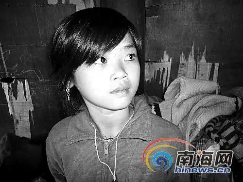 4个孤儿2个智障海口12岁女孩担起一个家图