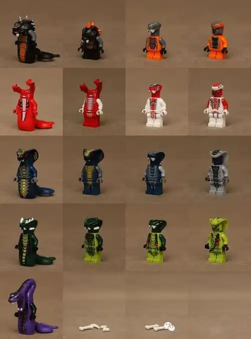 lego乐高蛇怪人仔盘点