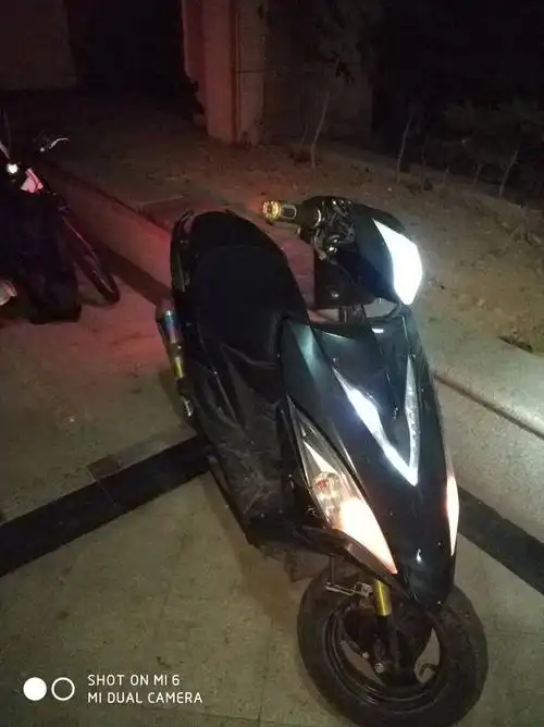 550元买了一台二手的鬼火摩托车,没有踩脚发动杆,买的时候是好好的,第