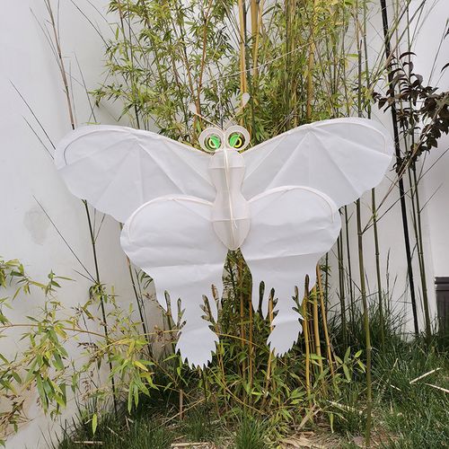 传统潍坊空白立体大蝴蝶风筝diy绘画涂鸦填色放飞手工轧制竹骨架
