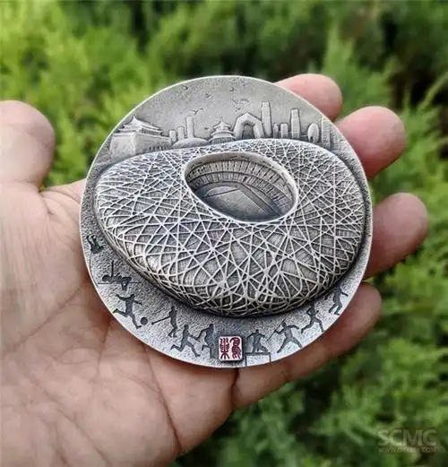 鸟巢十周年纪念银章
