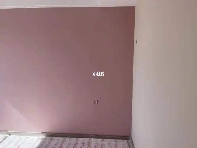 立邦蔷薇卧室背景墙居然跟色卡差好多