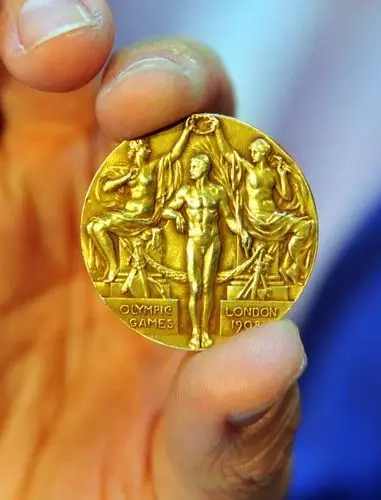 15k金打造的伦敦奥运金牌