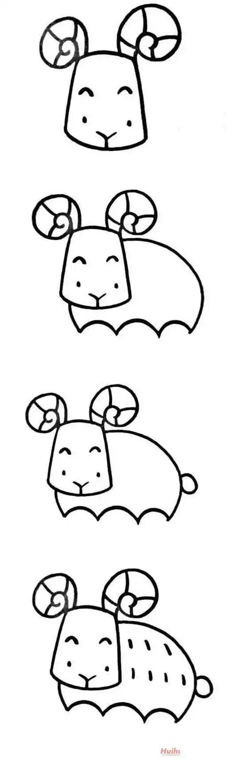 4张山羊简笔画图片         喝饮料的卡通兔子简笔画图片 版权