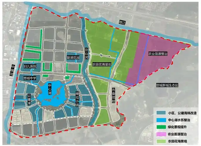 慈城新城片区海绵化改造工程