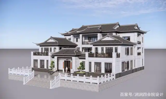 新创,高级感的中式四合院