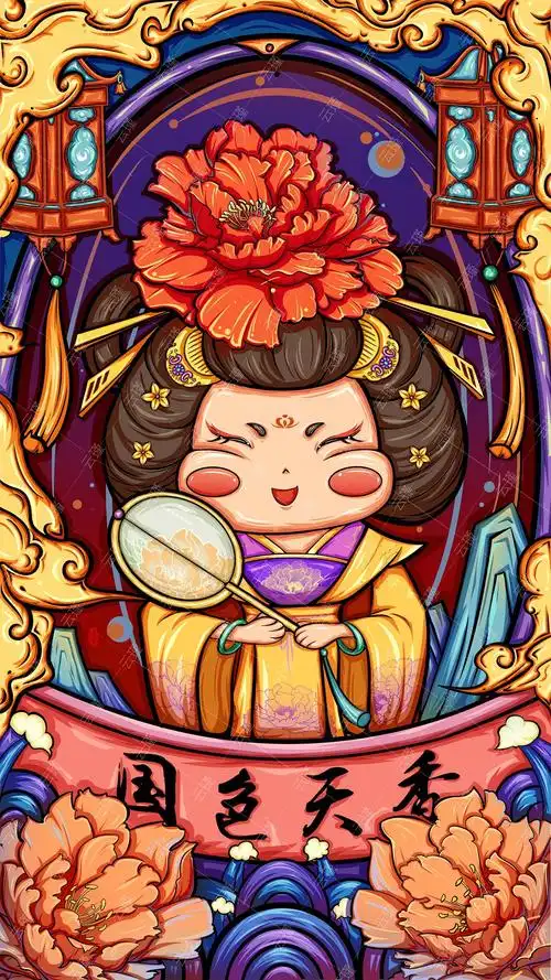 杨玉环国潮习作