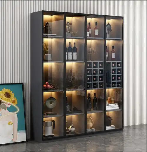 华为hua智选产品通用酒柜展示柜家用靠墙客厅落地网红钢化玻璃酒柜