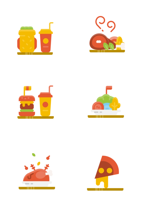 卡通食品图标图片大全