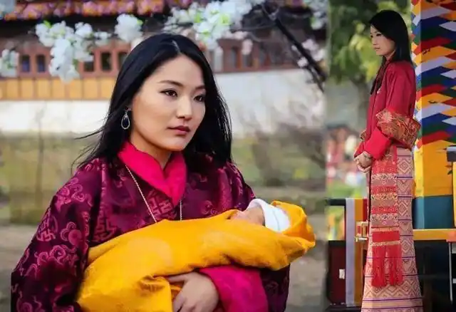 老照片还原不丹王后吉增佩玛的真实容貌不得不承认她的很美