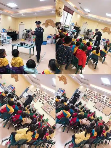 小朋友们的目光,全部都被黑猫警长老师手上的手铐,警棍所吸引了呢!