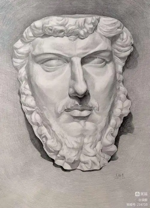 亚历山大切面像—学生习作