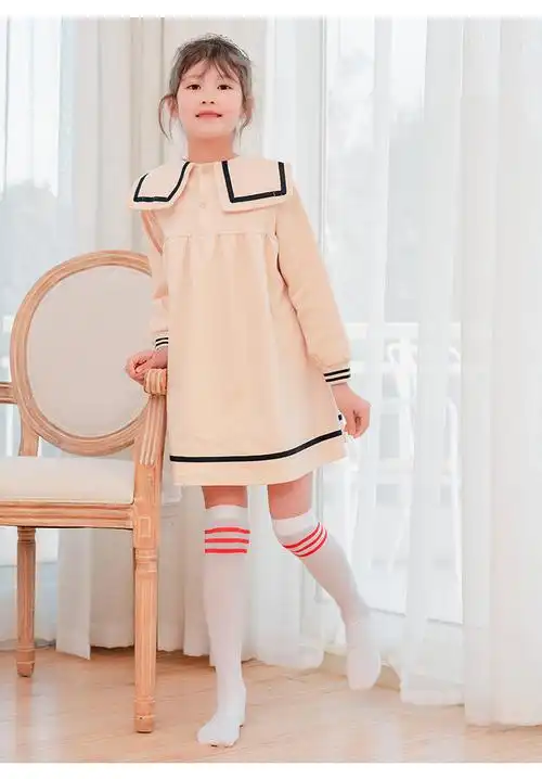 儿童中筒袜小学生袜春秋新款白色女童过膝袜宝宝韩版夏季长筒袜子