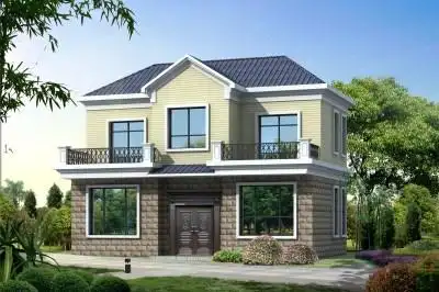 农村10万二层楼房设计图,简洁而不简单!