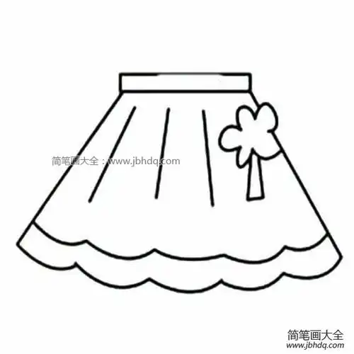 短裙简笔画